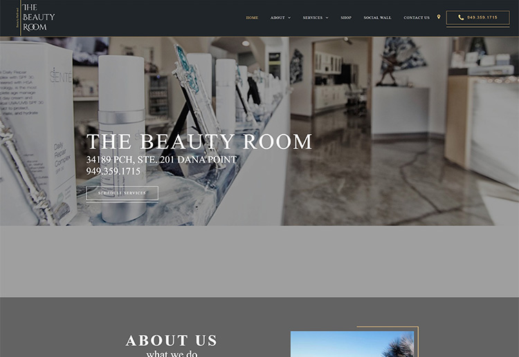 The Beauty Room Website