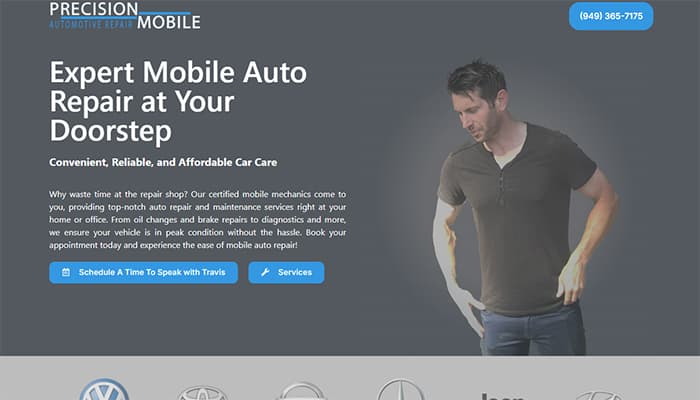 Precision Auto Homepage